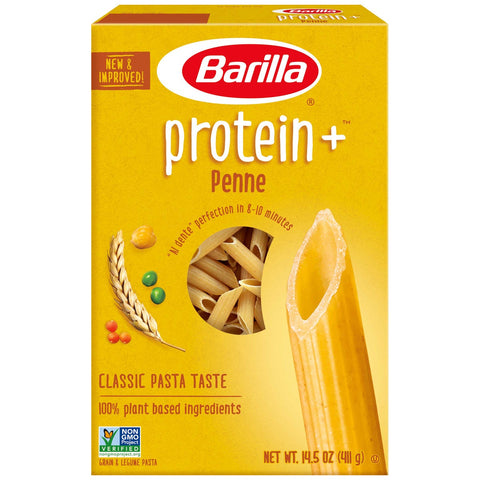 Barilla Plus Penne Pasta, 14.5 Ounce -- 12 per case.