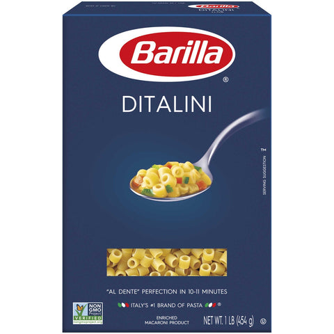 Barilla Ditalini Pasta, 16 Ounce -- 16 Case