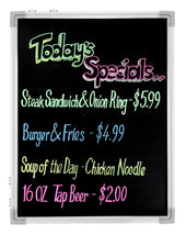 Mr Bar B Q Write On Black and White Reversible Board Marker, 18 x 24 inch.