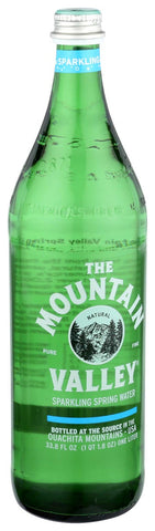Mountain Valley Spring Water Glass Sparkling Water, 1 Liter -- 12 per case.