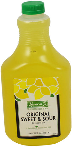 Lemon-X Original Sweet and Sour Cocktail Mix, 0.5 Gallon -- 6 per case