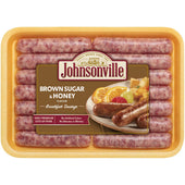 Johnsonville Brown Sugar and Honey Breakfast Sausage Links, 12 Ounce -- 12 per case.