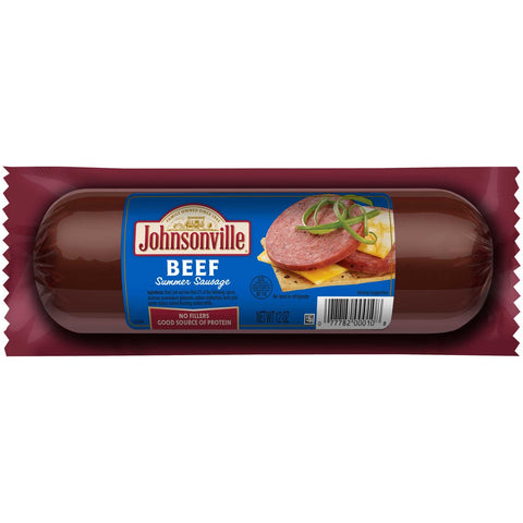 Johnsonville Mixed Summer Sausage - Display, 12 Ounce Chubs -- 48 per case.