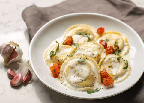 Louisa Portabello Mushroom and Cheese Large Round Ravioli, 3 Pound -- 2 per case