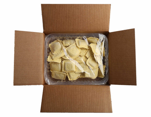 Louisa Large Square Porcini Mushroom Ravioli, 3 Pound -- 2 per case