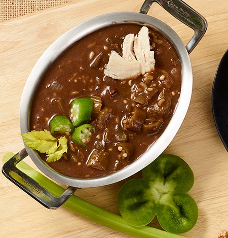 Blount Chicken and Uncured Sausage Gumbo Soup, 4 Pound -- 4 per case.