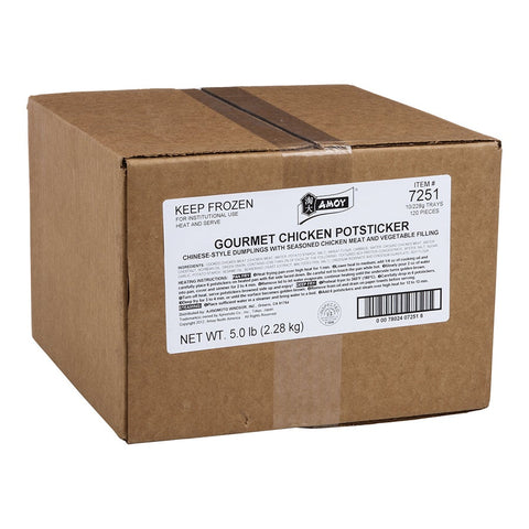 Amoy Gourmet Chicken Potsticker, 0.67 Ounce -- 120 per case.
