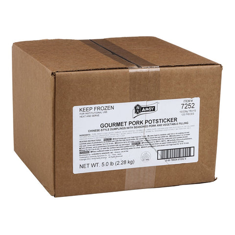 Amoy Gourmet Pork Potsticker, 0.67 Ounce -- 120 per case.