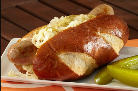 Gonnella Baking Torpedo Pretzel Roll, 3 Ounce -- 42 per case.