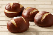 Gonnella Baking Hamburger Solid Pretzel, 3 Ounce -- 40 per case.