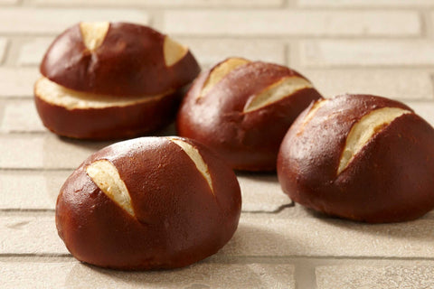 Gonnella Baking Hamburger Solid Pretzel, 3 Ounce -- 40 per case.