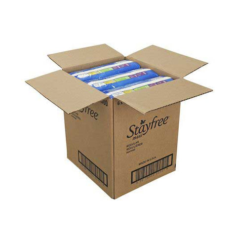 Stayfree Maxi Regular Pad - 24 count per pack -- 6 per case