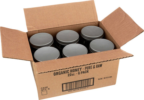 Madhava Organic Honey, 22 Ounce -- 6 per case