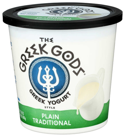 Greek Gods Plain Greek Yogurt, 24 Ounce -- 6 per case.