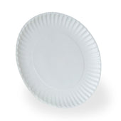 Dixie Uncoated Unprinted 9 inch Paper Plates White -- 1000 per case.