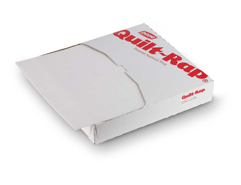 Dixie Quilt Rap White Insulated Sandwich Wrap, 12 x 12 inch -- 2500 per case.