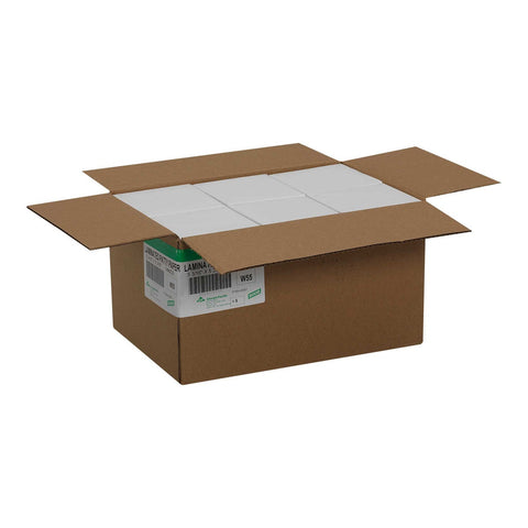Dixie Patty Paper, 3 Hole Drilled, 5.3 inch x5.3 inch, 18 Packs of, White -- 13986 per case.