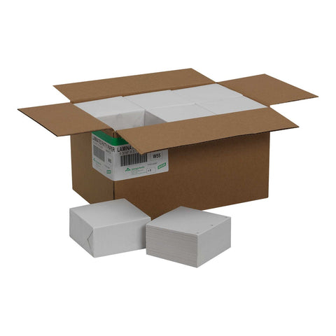 Dixie Patty Paper, 3 Hole Drilled, 5.3 inch x5.3 inch, 18 Packs of, White -- 13986 per case.