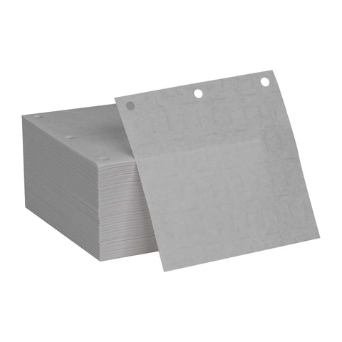 Dixie Patty Paper, 3 Hole Drilled, 5.3 inch x5.3 inch, 18 Packs of, White -- 13986 per case.