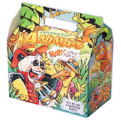 Dixie Endangered Species Barn Style Carryout Carton, Kids Meal -- 250 per case.