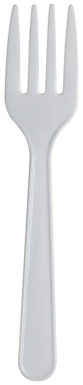 Dixie White Light Weight Polystyrene Fork -- 1000 per case