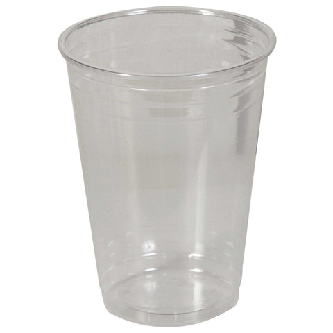 Dixie 10 Ounce Clear Tall PETE Plastic Cup -- 1000 per case.