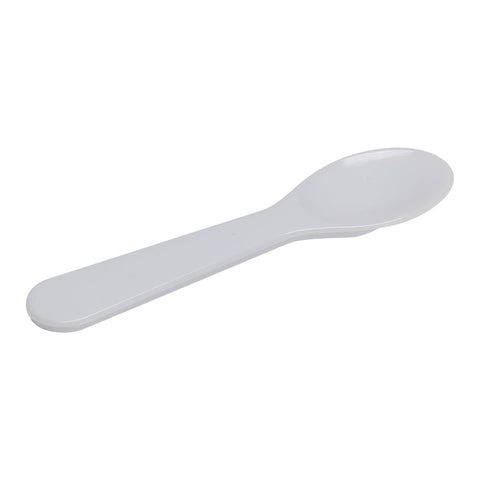Dixie Light Weight White Polystyrene Taster Spoon -- 3000 per case.