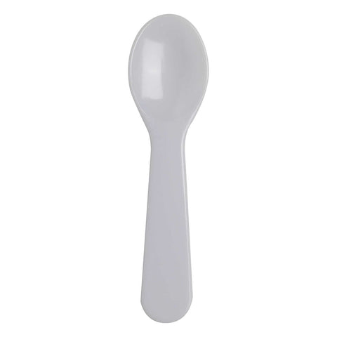 Dixie Light Weight White Polystyrene Taster Spoon -- 3000 per case.