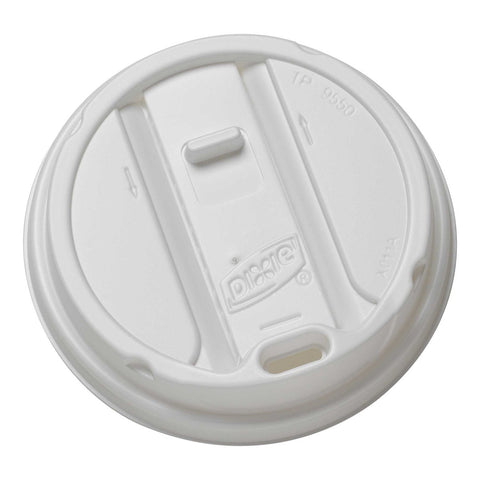 Dixie Smart Top White Reclosable Dome Lid Only -- 1000 per case.