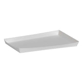 Dixie White Veltone Tray, 8 x 5.5 x 0.625 inch -- 1000 per case.