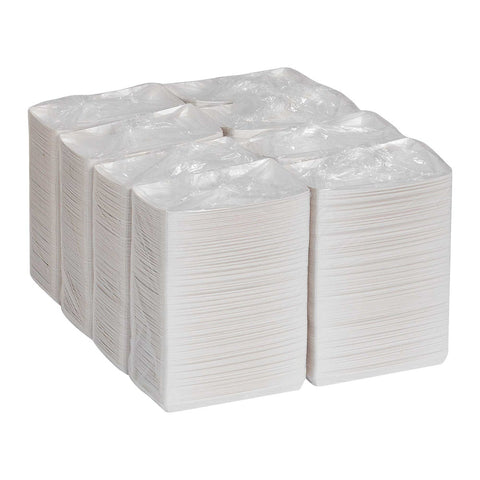 Dixie White Veltone Tray, 8 x 5.5 x 0.625 inch -- 1000 per case.