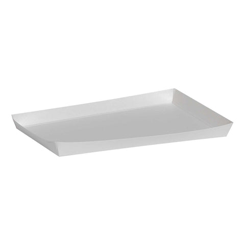 Dixie White Veltone Tray, 8 x 5.5 x 0.625 inch -- 1000 per case.