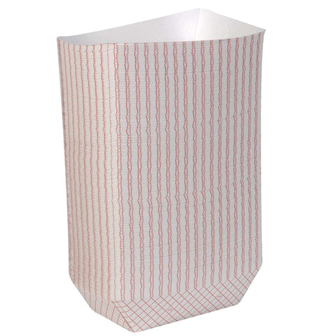 Kant Leek 5 Pound Red Plaid Food Tray -- 500 per case.