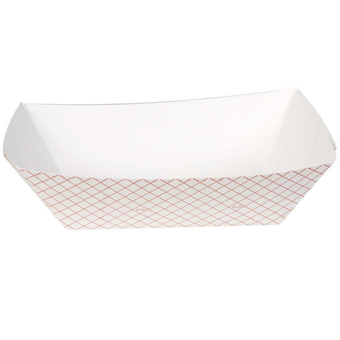 Kant Leek 10 Pound Red Plaid Food Tray, 11.0 inch x 8.03 inch x 2.94 inch -- 250 per case.