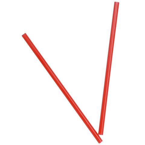 Dixie Red Giant Unwrapped Straw, 7.75 inch -- 2000 per case.