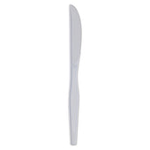 Dixie Medium Weight Polypropylene Knife, Individually Wrapped White -- 1000 per case.
