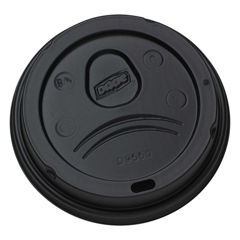 Dixie Lid, Dome, fits 20-24 Ounce Paper Hot Cups Black -- 1000 per case.