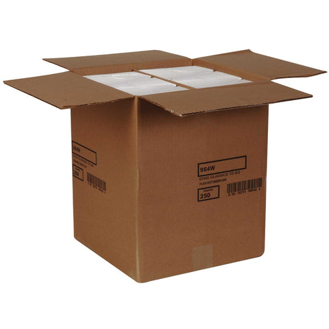 Dixie White Carryout Carton, Dinner Size, 9x5x3 White -- 250 per case.