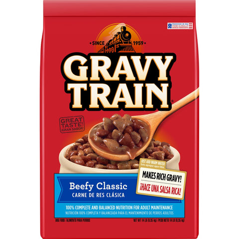 Gravy Train Classic Beef, 14 Pound.