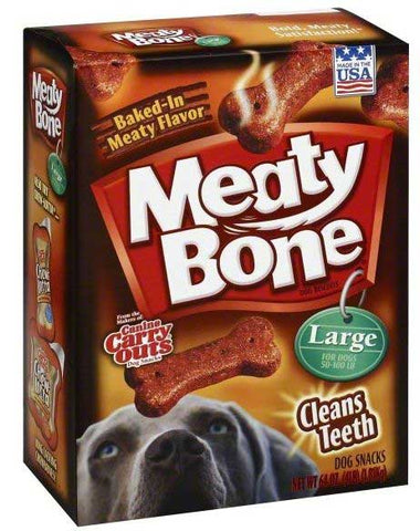 Meaty Bone Large Dog Biscuits, 64 Ounce -- 4 per case.