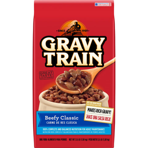 Gravy Train Beefy Classic Dry Dog Food, 3.5 Pound -- 4 per case.
