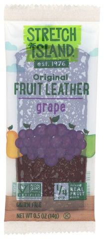 Stretch Island Harvest Grape Fruit Leather, 0.5 Ounce -- 30 per case.