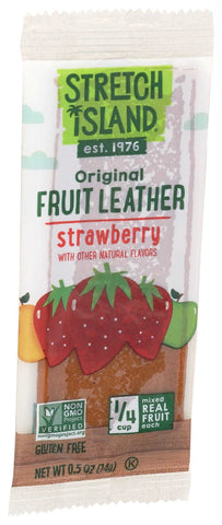 Stretch Island Summer Strawberry Fruit Leather, 0.5 Ounce -- 30 per case.