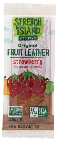 Stretch Island Summer Strawberry Fruit Leather, 0.5 Ounce -- 30 per case.