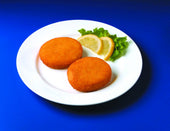 Breaded Fish Cake, 2 Ounce of 78-81 Pieces, 10 Pound.