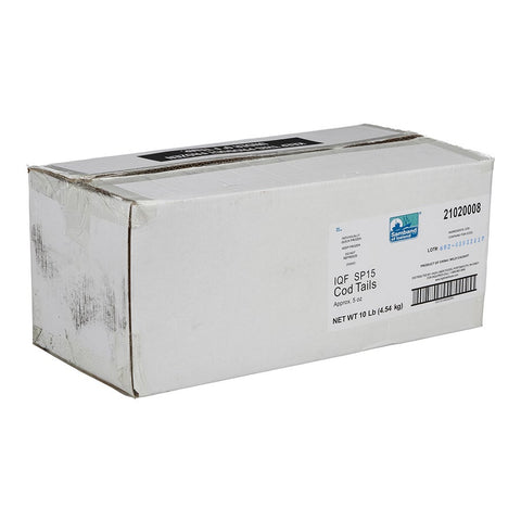 Icelandic Samband Of Iceland Unbreaded Cod Tail, 10 Pound.