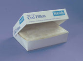 Seaside Skinless and Boneless Cello Cod Fillet, 12 to 16 Ounce of 6 Pieces Per Bag, 5 Pound -- 10 per case.