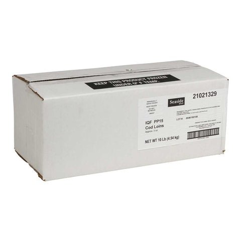 Icelandic Samband Of Iceland Unbreaded Cod Loin, 10 Pound.