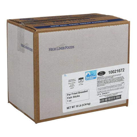 SeaCrisp Breaded Cod Stick, 1 Ounce of 160 Pieces, 10 Pound.