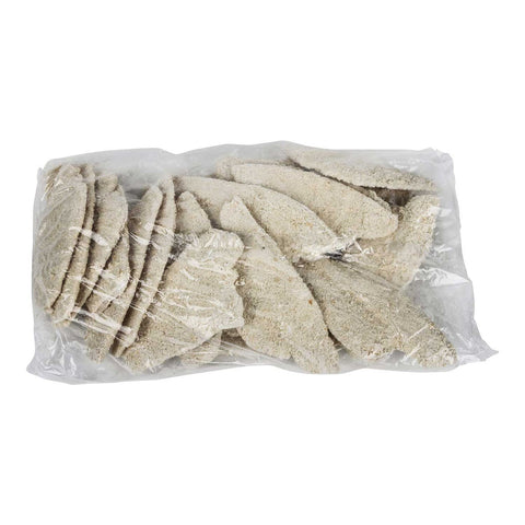 Japanese Bread Crumb Crispy Style Natural Flounder Fillet, 4 Ounce of 35-47 Pieces, 10 Pound.